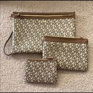 DKNY Vela Triple Pouch Set